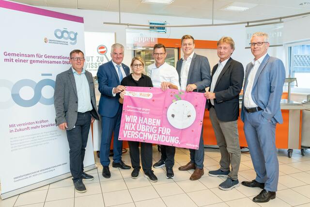 Die OÖG-Kliniken haben „Nix übrig für Lebensmittelverschwendung“. Sie beteiligen sich seit 2017 an einem regelmäßigen Abfallmonitoring und setzen zusammen mit der Initiative United Against Waste Maßnahmen gegen Lebensmittel im Müll. | Foto: Dominik Derflinger