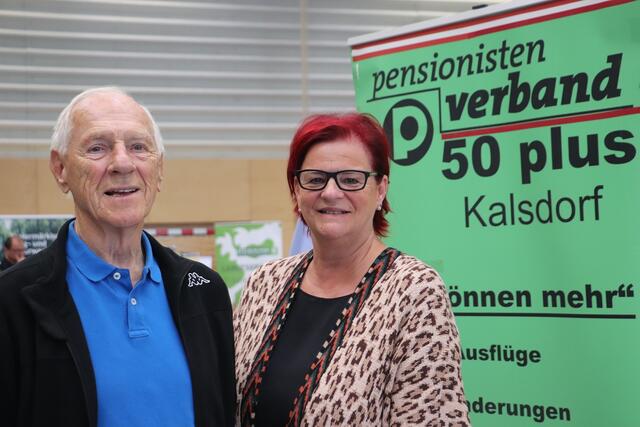 Neben dem Pensionistenverband (im Bild Obmann Werner Grubholz und Almuth Huderz-Thümel) war auch der Seniorenbund auf der Messe vertreten. | Foto: Edith Ertl