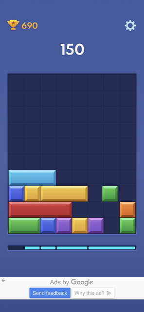 Unser App-Tipp der Woche Block Blast verbindet die Elemente von Block-Puzzle und Brick-Breaker-Spielen. Block Blast ist wie Gehirnjogging am Smartphone. | Foto: Screenshot