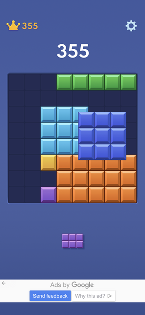Unser App-Tipp der Woche Block Blast verbindet die Elemente von Block-Puzzle und Brick-Breaker-Spielen. Block Blast ist wie Gehirnjogging am Smartphone. | Foto: Screenshot