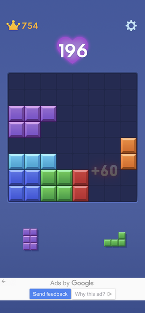 Unser App-Tipp der Woche Block Blast verbindet die Elemente von Block-Puzzle und Brick-Breaker-Spielen. Block Blast ist wie Gehirnjogging am Smartphone. | Foto: Screenshot