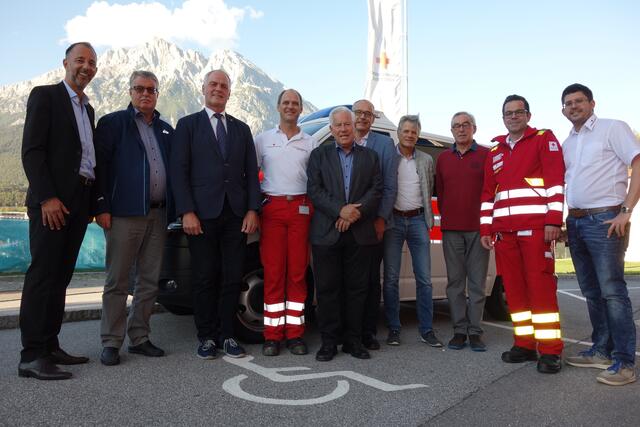 15 Jahre NEF Telfs 2018 mit Gründungsvätern und damsls aktuell Verantwortlichen. | Foto: RK Telfs