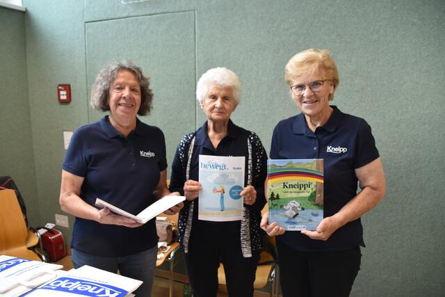 Annemarie Warl, Grete Lessiak und Therese Sunnitsch (von links)