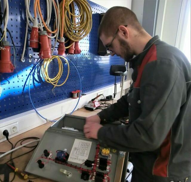 David Lethner bei der Arbeit.