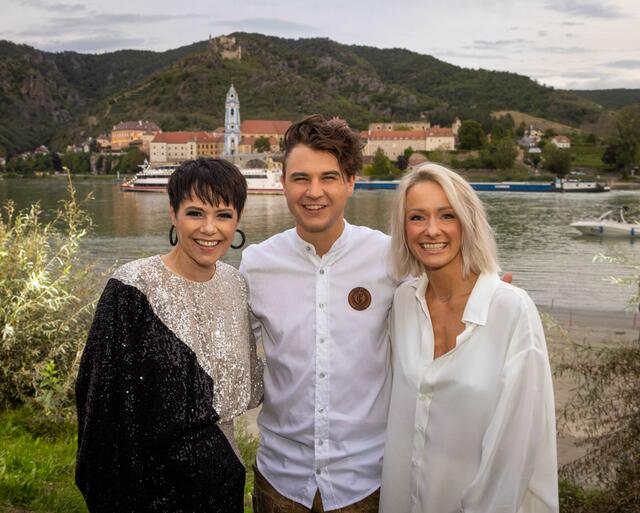 Francine Jordi, Chris Steger und Christin Stark;  | Foto: Krivograd/ipImedia
