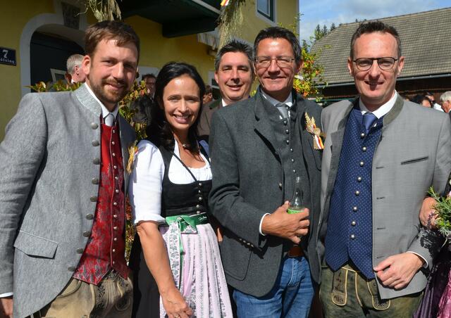 Josef Egarter, Astrid Brunner, Christoph Staudacher, Siggi Huber und Michael Maier