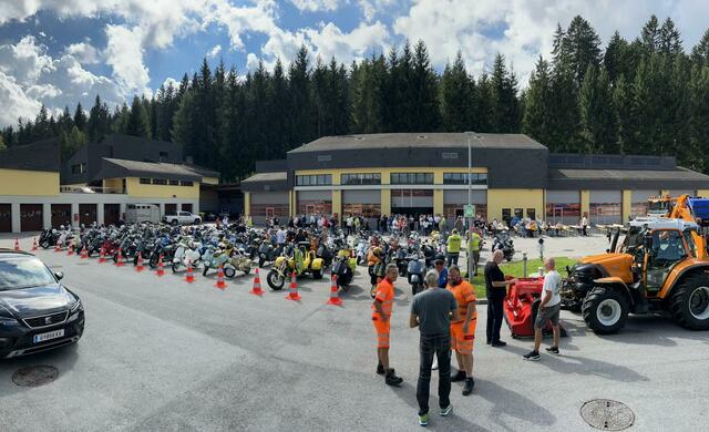 Eindrucksvolles Bild bei der Autobahnmeisterei Unterwald | Foto: Pongratz