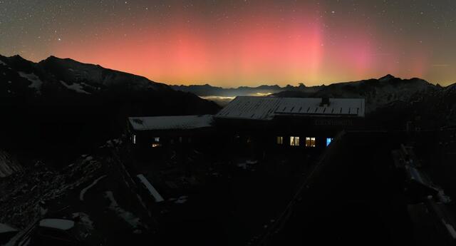 Der Himmel über Kärnten färbte sich rot. | Foto: Grossglockner Hochalpenstrasse