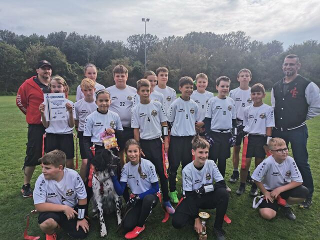 Die Pannonia Eagles beim U13-Fun-Turnier der Grizzlies in Stockerau!  | Foto: Pannonia Eagles