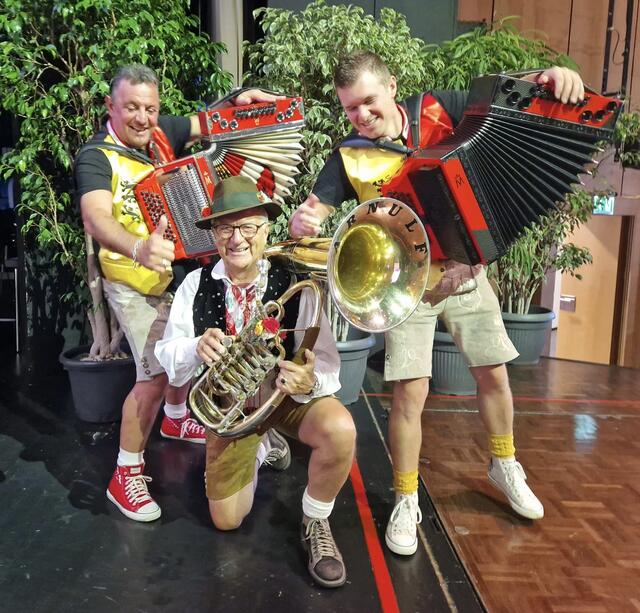 Horst, Arnulf und Florian erfreuten die zahlreichen Besucher des Seniorennachmittages der Stadt Villach im CCV! 
