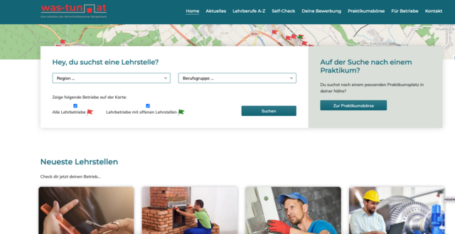 Die Wirtschaftskammer Burgenland bietet mit der Homepage www.was-tun.at eine informative Drehscheibe für Jugendliche und für Betriebe.  | Foto: Wirtschaftskammer