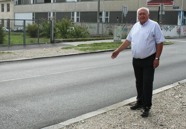 Ernst Paleta von Pro23 am Ort des Geschehens. | Foto: Paleta