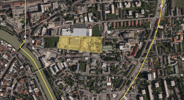 Ein neues Stadtviertel entsteht: Das NikolaiQuartier soll in Zukunft Platz für viel Wohnraum bieten. | Foto: Stadt Villach