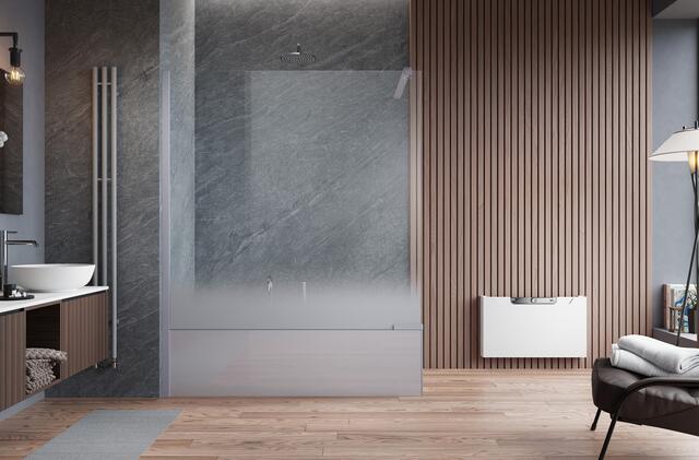 Die "Joice" bietet dank ihres geraden Schottes selbst bei Wannenlängen von 150 cm und 160 cm genügend Platz zum Baden. Mit der Wannenbreite von 85 cm steht auch seitlich ausreichend Platz zum Entspannen beim Baden und Duschen zur Verfügung. | Foto: Artweger
