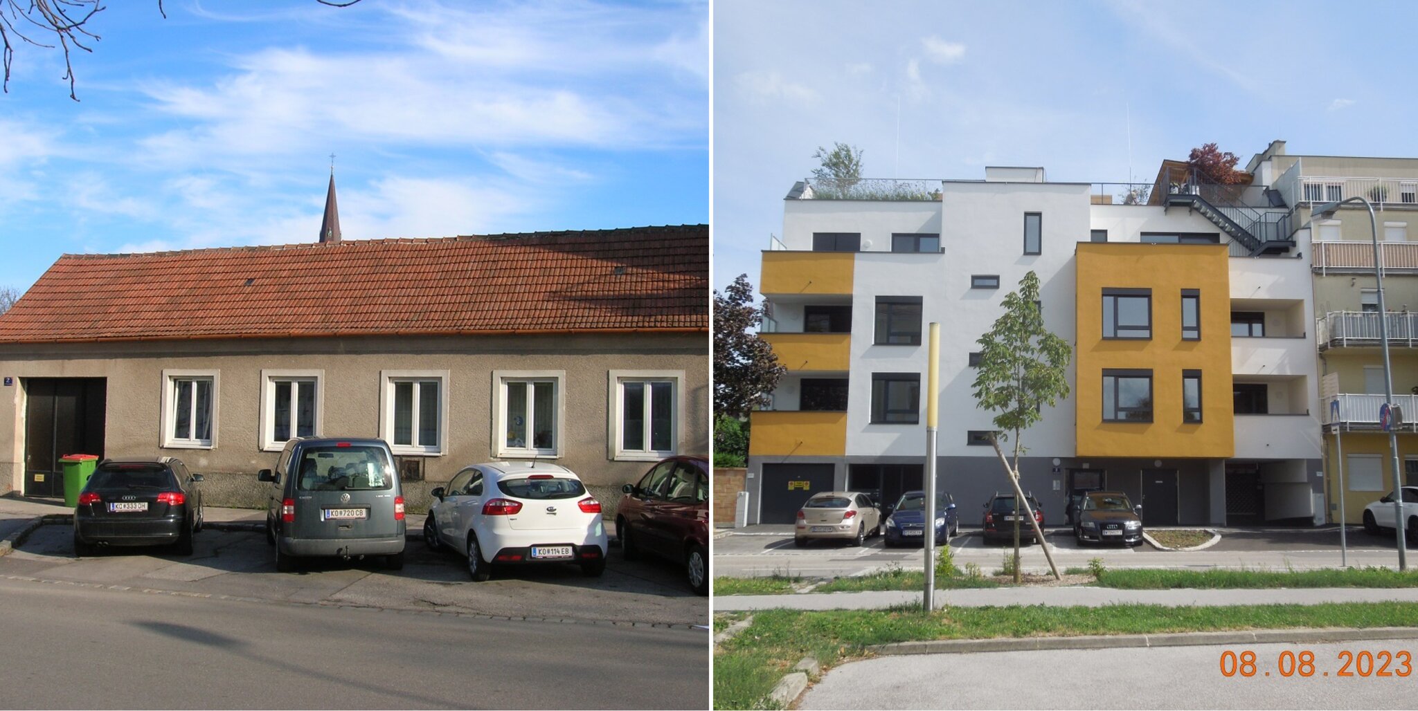 Damals & Heute: Der Bankmannring in Korneuburg - Korneuburg