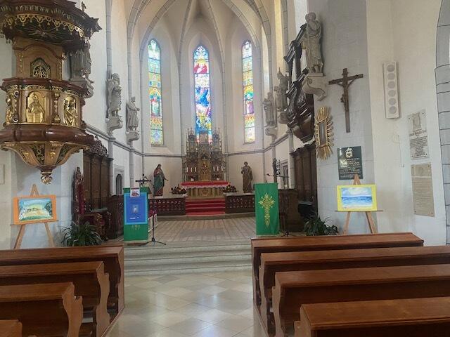 Blick zum Altar in der Stiftskirche Eisgarn. | Foto: IPS-Wien