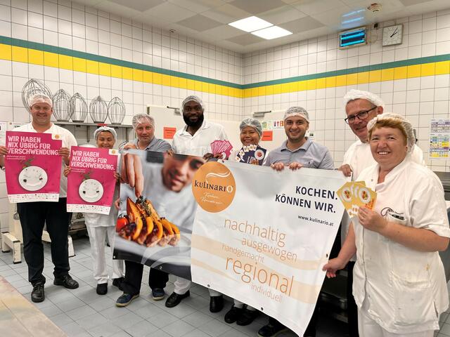 Die Küchenteams des Ordensklinikums machen sich gegen Lebensmittelverschwendung stark. | Foto: Ordensklinikum Linz