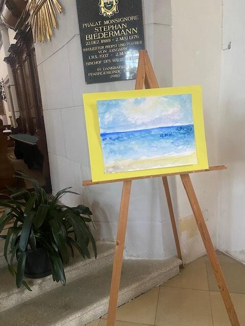Von Rainer König-Hollerwöger auf der
griechischen Insel Zakynthos im Freien gemalte Originalaquarelle. | Foto: IPS-Wien