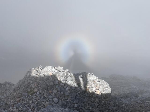 Ich mit Heiligenschein 