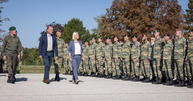 Bundesheer: Kommandoübergabe bei der Auslandseinsatzbasis | Foto: BMLV/Daniel Trippolt