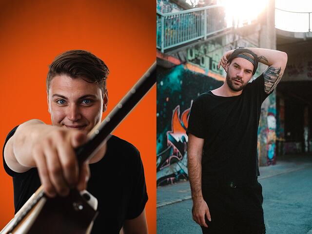 Flo Gruber und Jakob Busch stehen in Judenburg auf der Bühne. | Foto: Lukas Rauch_Janosch Jung