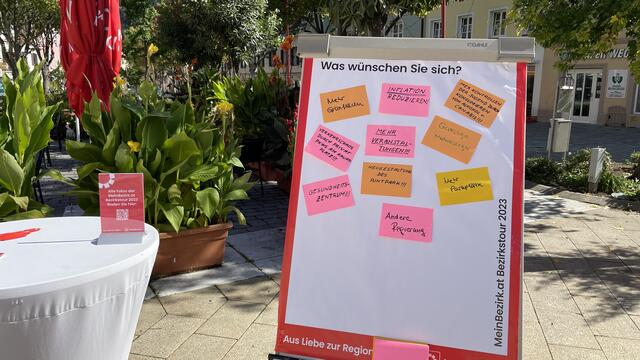 Zahlreiche Bürgerinnen und Bürger nannten ihre Wünsche für einen lebenswerten Bezirk. | Foto: RegionalMedien Steiermark