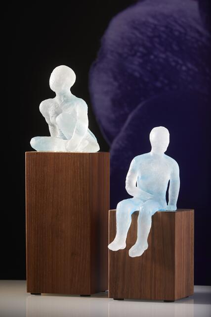 Diese Statuen winken den Preisträger:innen des Nachhaltigkeitspreises "KWF.nachhaltig" und des Nachhaltigkeitspreis der Kärntnersparkasse "Förderpreis.nachhaltig". | Foto: Johannes Puch