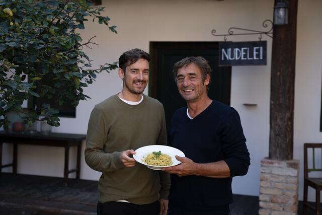 Tobias und Wolfgang Wallner. | Foto: Nudelei