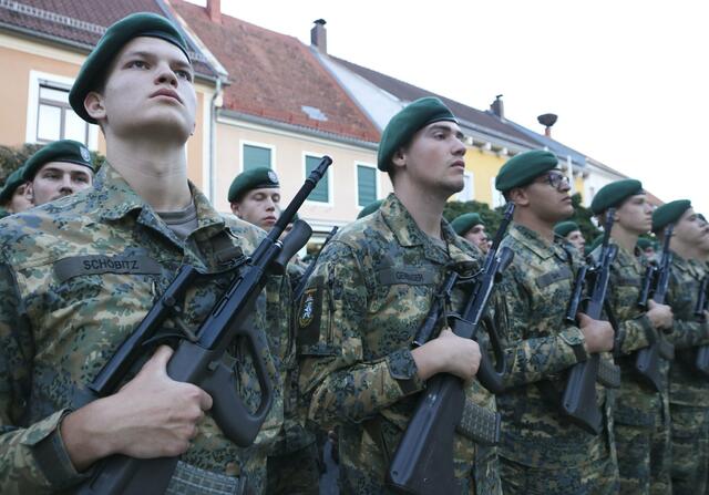 Die Angelobung in Passail war heuer eine der größten in der Steiermark | Foto: Österr. Bundesheer