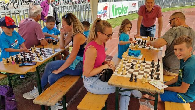 Der Schachverein Absam war bereits dreimal bei ASVÖ Familiensporttag vertreteni.