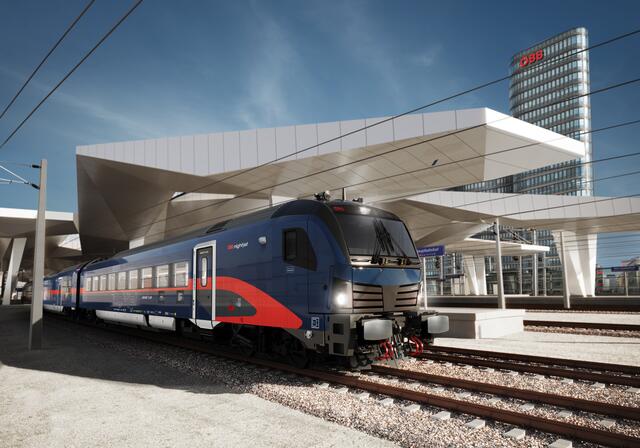 Rendering der neuen Wägen. | Foto: ÖBB | Harald Eisenberger