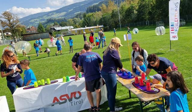 Der ASVÖ Tirol mit seiner Eventbegleitung war wie immer live dabei.