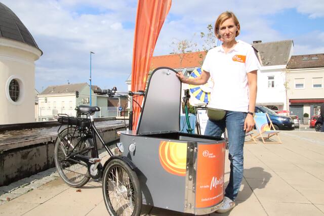 Ein Lastenfahrrad | Foto: Martin Wurglits