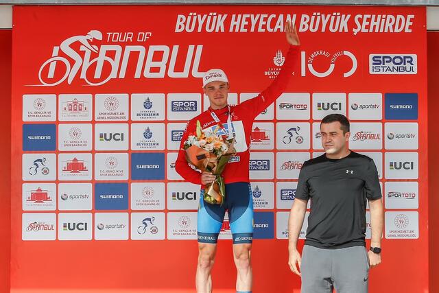 Starker Auftritt! Emanuel Zangerle sicherte sich bei der Tour of Istanbul das Sprinttrikot. | Foto: RSW