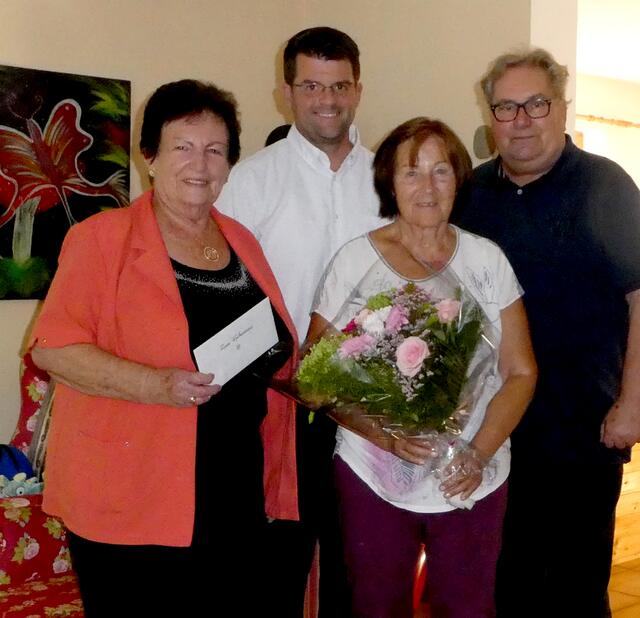 Ernestine Schiestl, GGR Gerald Spiess, Hannelore Spirk, Obmann Hans-Michael Putz.
 | Foto: privat