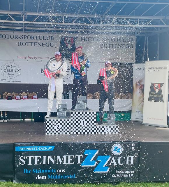 Rallye-Pilot Karl Schagerl aus Purgstall an der Erlauf sicherte sich beim Bergrennen in St. Agatha den Tourenwagen-Gesamtsieg. | Foto: Schagerl Motorsport