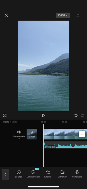 Unser App-Tipp der Woche ist CapCut. Damit kann man Videos professionell am Smartphone oder am Computer bearbeiten. Die App ist kostenlos und die Videos ohne Wasserzeichen. | Foto: Screenshot