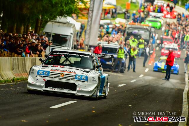Rallye-Pilot Karl Schagerl aus Purgstall an der Erlauf sicherte sich beim Bergrennen in St. Agatha den Tourenwagen-Gesamtsieg. | Foto: HillClimbFans/Michael Tratinek
