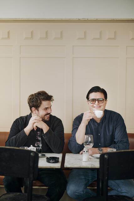 Von links nach rechts: Julian Lechner und Simon Schubert. | Foto: Konstantin Reyer