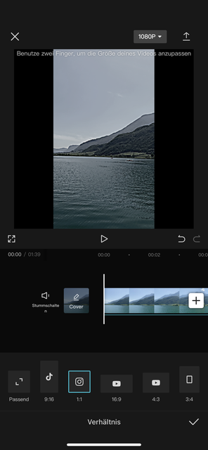 Unser App-Tipp der Woche ist CapCut. Damit kann man Videos professionell am Smartphone oder am Computer bearbeiten. Die App ist kostenlos und die Videos ohne Wasserzeichen. | Foto: Screenshot