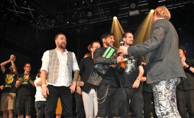 Der dritte Platz der Rot-Weiß-Rock Stage ging an die Wiener Neustädter Band "Maschin". | Foto: Cherelle Marek