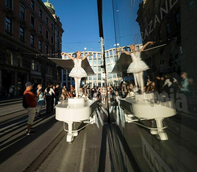 Primaballerina auf dem Klaver | Foto: Axel Springer 