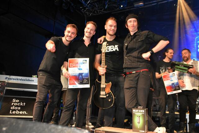 Die St. Pöltner Band "The Attic" waren die Sieger des Abends und erhielten somit den Titel "88,6 Headliner 2023" | Foto: Cherelle Marek