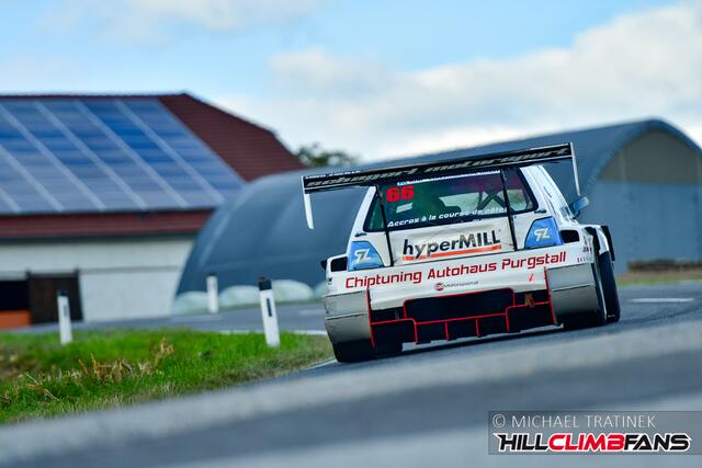 Rallye-Pilot Karl Schagerl aus Purgstall an der Erlauf sicherte sich beim Bergrennen in St. Agatha den Tourenwagen-Gesamtsieg. | Foto: HillClimbFans/Michael Tratinek