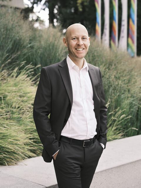 Alexander Freischlager (Vizerektor für Campusentwicklung, Digitalisierung und Nachhaltigkeit)
 | Foto: Robert Maybach