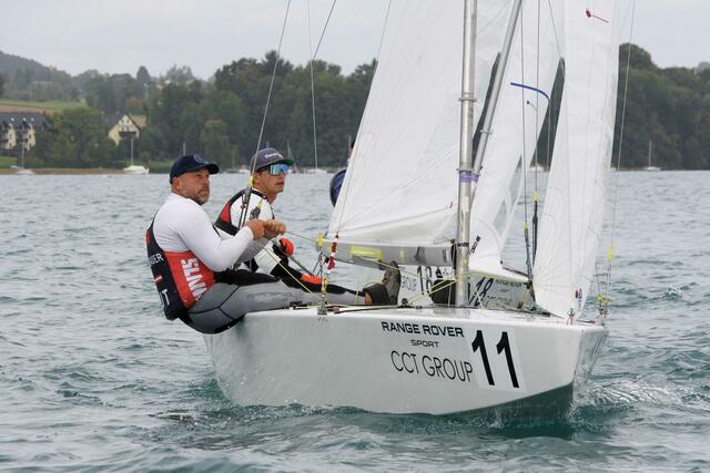 Bei den Star U30 Europameisterschaft spielte der Wind nicht mit.  | Foto: Irene Schanda