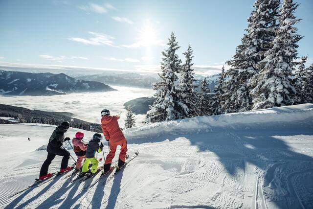 Das Skigebiet Schmittenhöhe ist ein Wintereldorado für kleine und große Skifans. | Foto: Schmittenhöhebahn