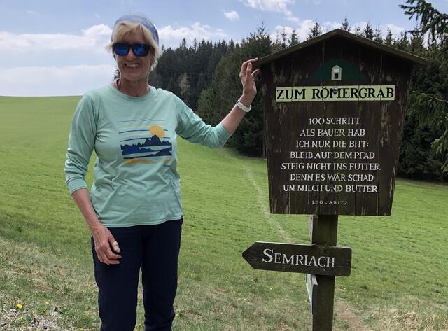 Organisatorin Maria Kalcher hat schon viele Orte in der Steiermark bzw. Österreich erwandert.  | Foto: Kalcher