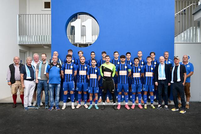 Der Linzer Traditionsclub "Blaue Elf" freut sich über die neuen, modernen Vereinsräumlichkeiten.