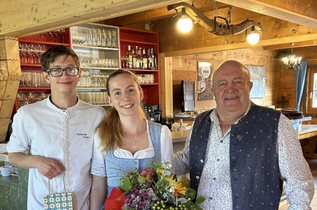 Neu im Seestüberl (v. r.): Domenik Plankl, Cornelia-Nora Bernöcker und Urgestein Karl Christandl | Foto: Christandl